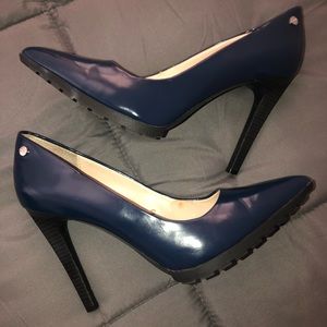 Navy blue Calvin Klein heels